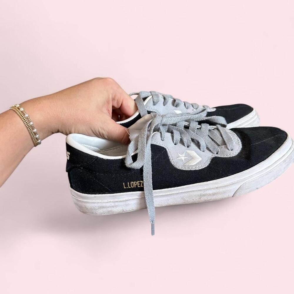 Converse Louie Lopez Pro Ox 'Black Wolf Grey' skate sneakers